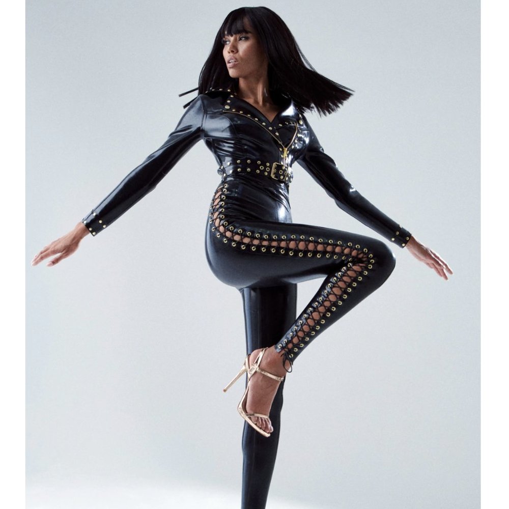 William Wilde Python Latex Pants